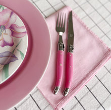 Charger l'image dans la galerie, Serviettes de table roses pastel