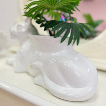 Load image into Gallery viewer, Cache-pot chat vintage Italy 70s