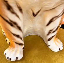 Charger l'image dans la galerie, Tigre en Céramique Émaillée – Italie, Années 80