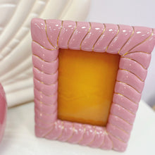 Load image into Gallery viewer, Cadre photo céramique rose