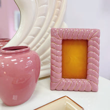 Load image into Gallery viewer, Cadre photo céramique rose