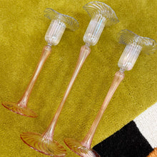 Charger l'image dans la galerie, Trio de Bougeoirs Vénitiens – VINCIPROVA Murano Glass - 60’s