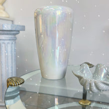 Charger l'image dans la galerie, Grand vase en céramique iridescente, Années 80