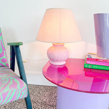 Charger l'image dans la galerie, Grande lampe twist rose pastel