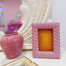 Load image into Gallery viewer, Cadre photo céramique rose