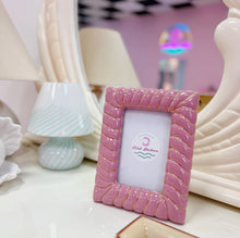 Load image into Gallery viewer, Cadre photo céramique rose