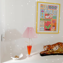 Charger l'image dans la galerie, Lampe cocktail rétro 80 abat-jour rose