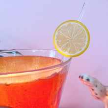 Charger l'image dans la galerie, Lampe verre-cocktail XL 80s palmiers