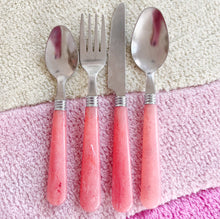 Load image into Gallery viewer, Set de couverts 70s nacre