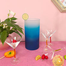 Load image into Gallery viewer, Lampe cocktail XL 80s Blue Lagoon