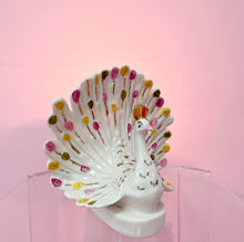 Charger l'image dans la galerie, Petite lampe paon Italie 70s