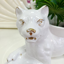 Load image into Gallery viewer, Cache-pot chat vintage Italy 70s