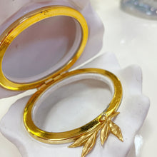 Charger l'image dans la galerie, Coffret à bijoux coquillage vintage paillettes 80s