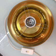 Charger l'image dans la galerie, Lampe champignon en verre soufflé & socle en laiton, 70’s