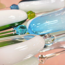 Charger l'image dans la galerie, Flûtes en verre soufflé, set de 4, Italie, années 80