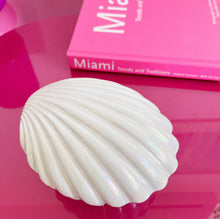 Load image into Gallery viewer, Vintage iridescent shell box made in Italy