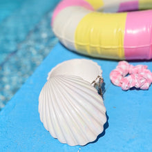 Load image into Gallery viewer, Vintage iridescent shell box made in Italy