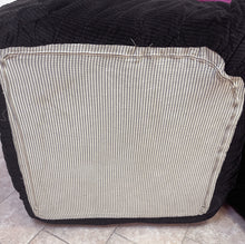 Load image into Gallery viewer, Togo vintage 70’s en velours côtelé noir, Module d’angle