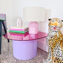 Load image into Gallery viewer, Vintage pink granite lamp