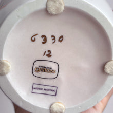 Load image into Gallery viewer, Vase en porcelaine Galos, pastel & chrome, Espagne, années 80