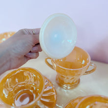 Charger l'image dans la galerie, service vintage iridescent colore