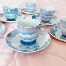 Charger l'image dans la galerie, Ensemble de tasses en porcelaine nuage