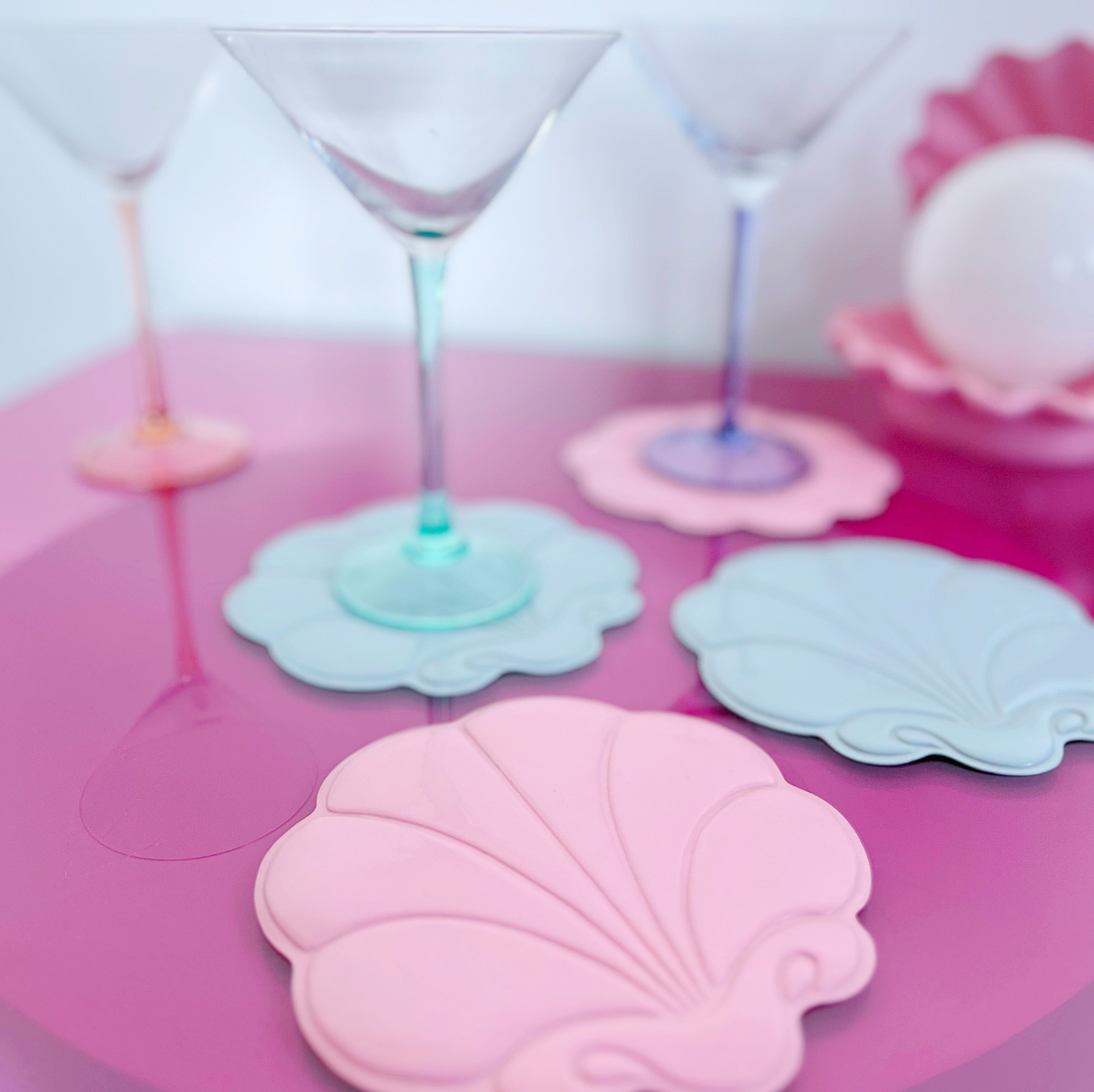 Dessous de verres coquillage