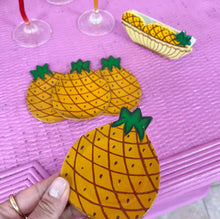 Charger l&#39;image dans la galerie, Sous-verres Ananas
