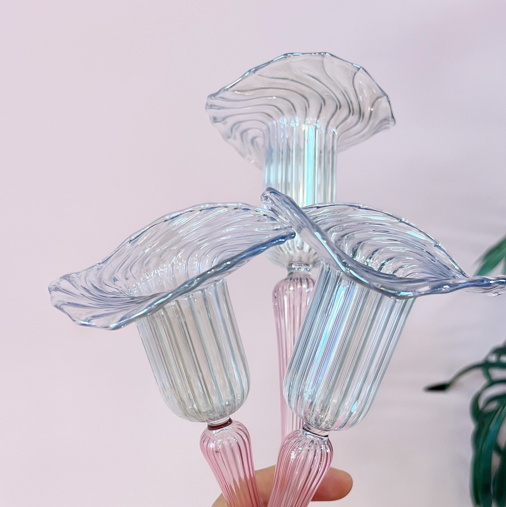 Trio de Bougeoirs Vénitiens – VINCIPROVA Murano Glass - 60’s