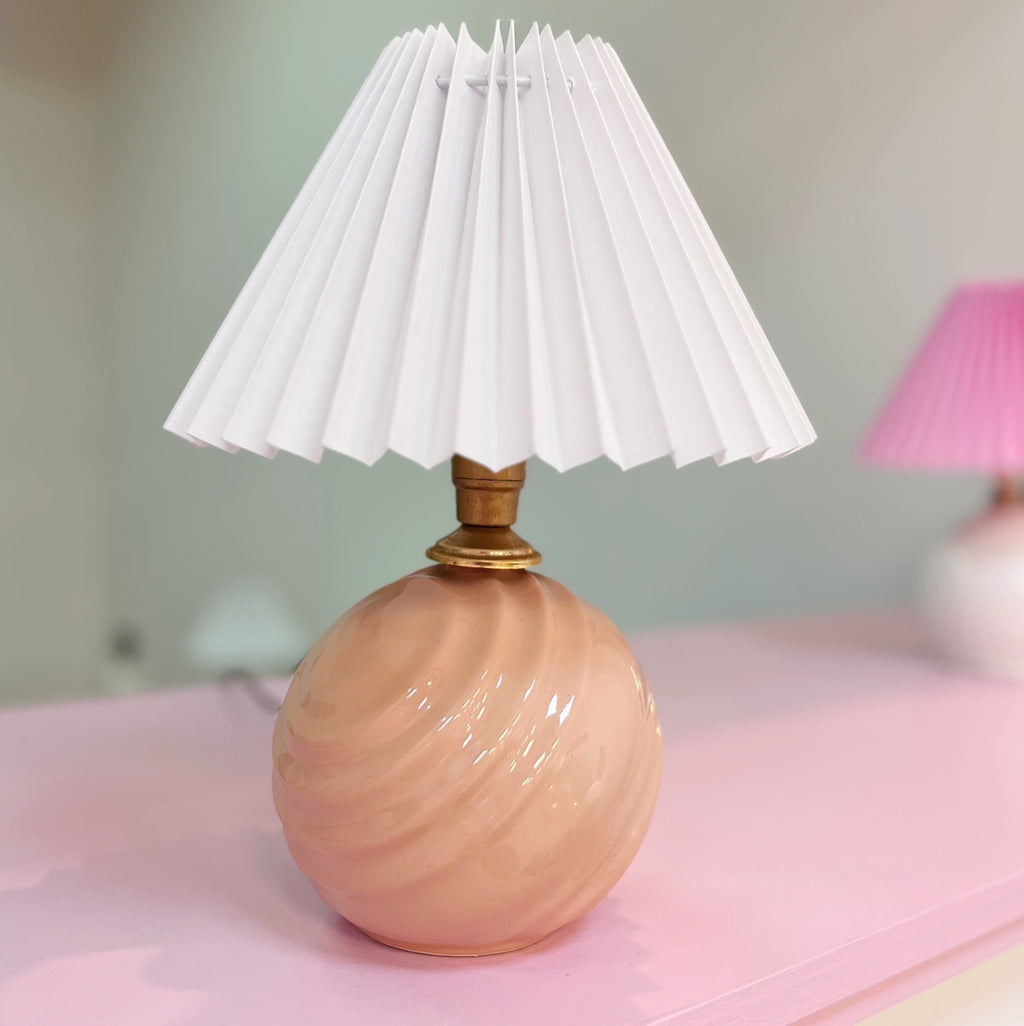 Lampe twist salmon pastel