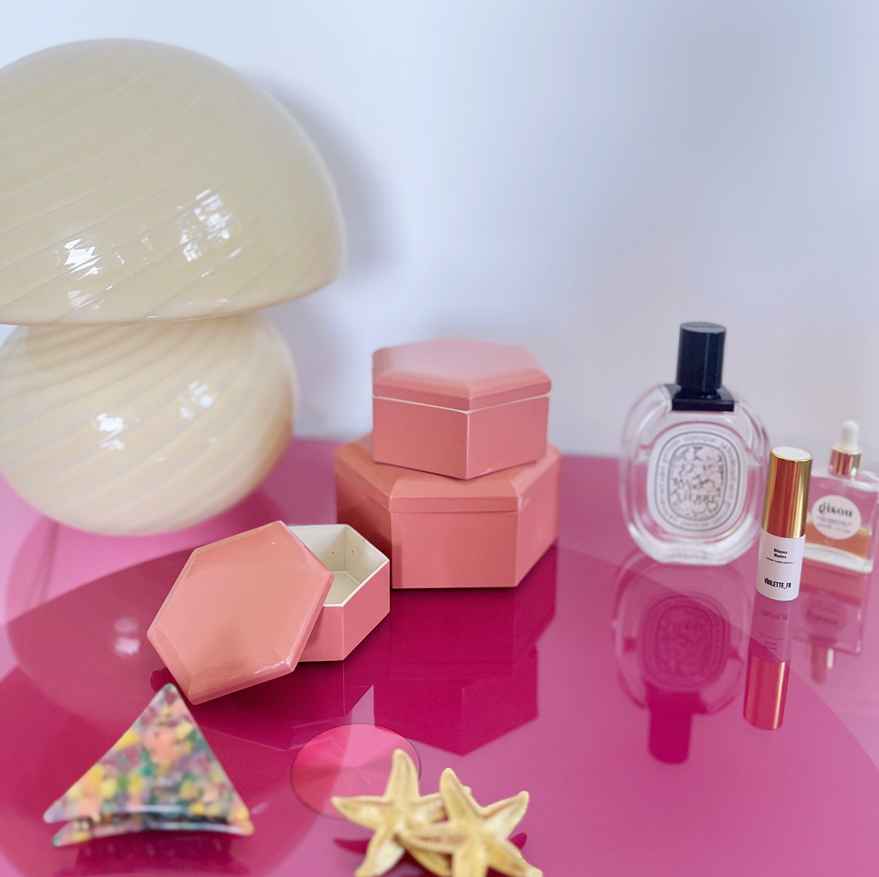 Vintage 80s geometric boxes