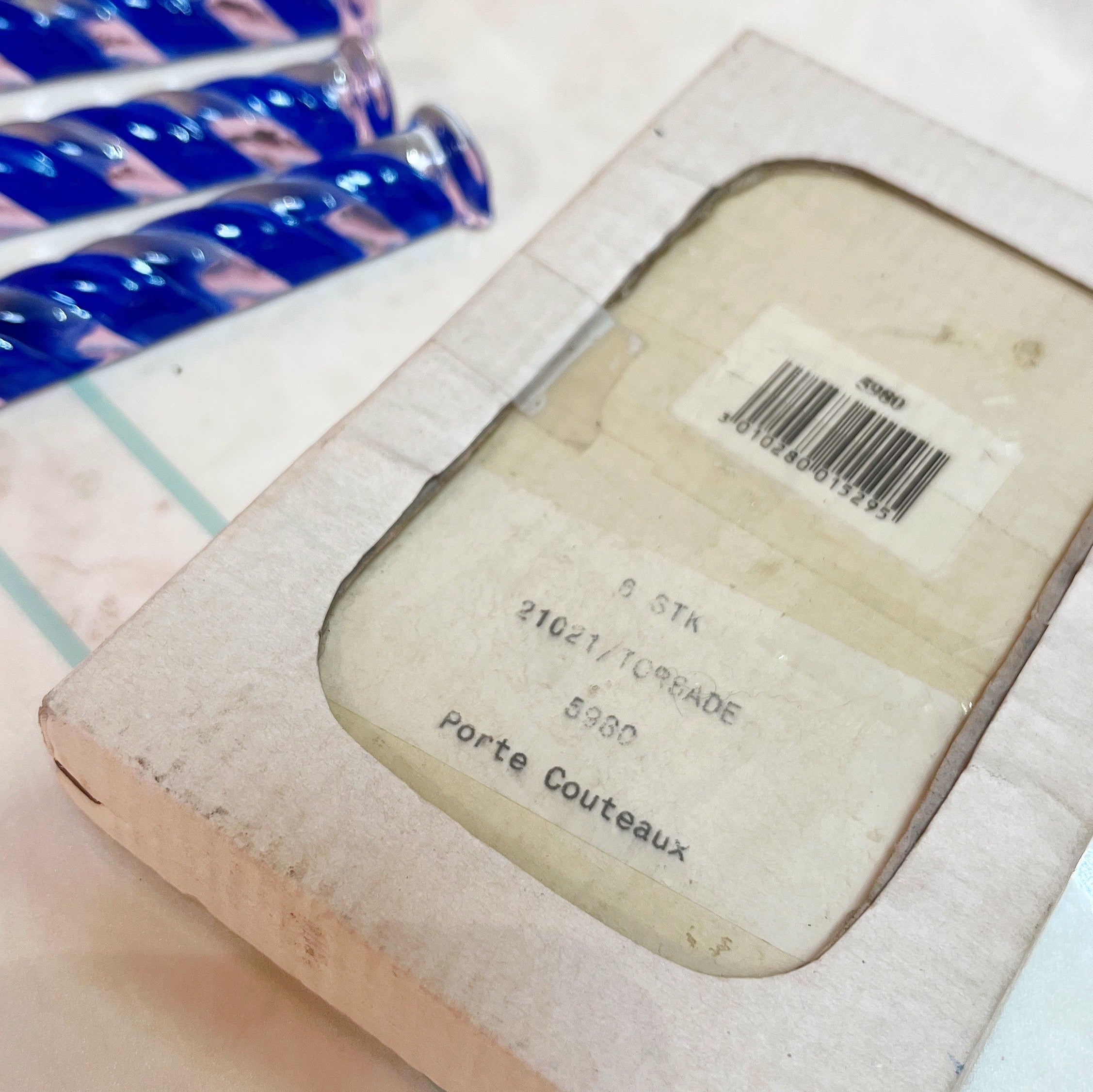 Portes-couteaux torsadés Murano