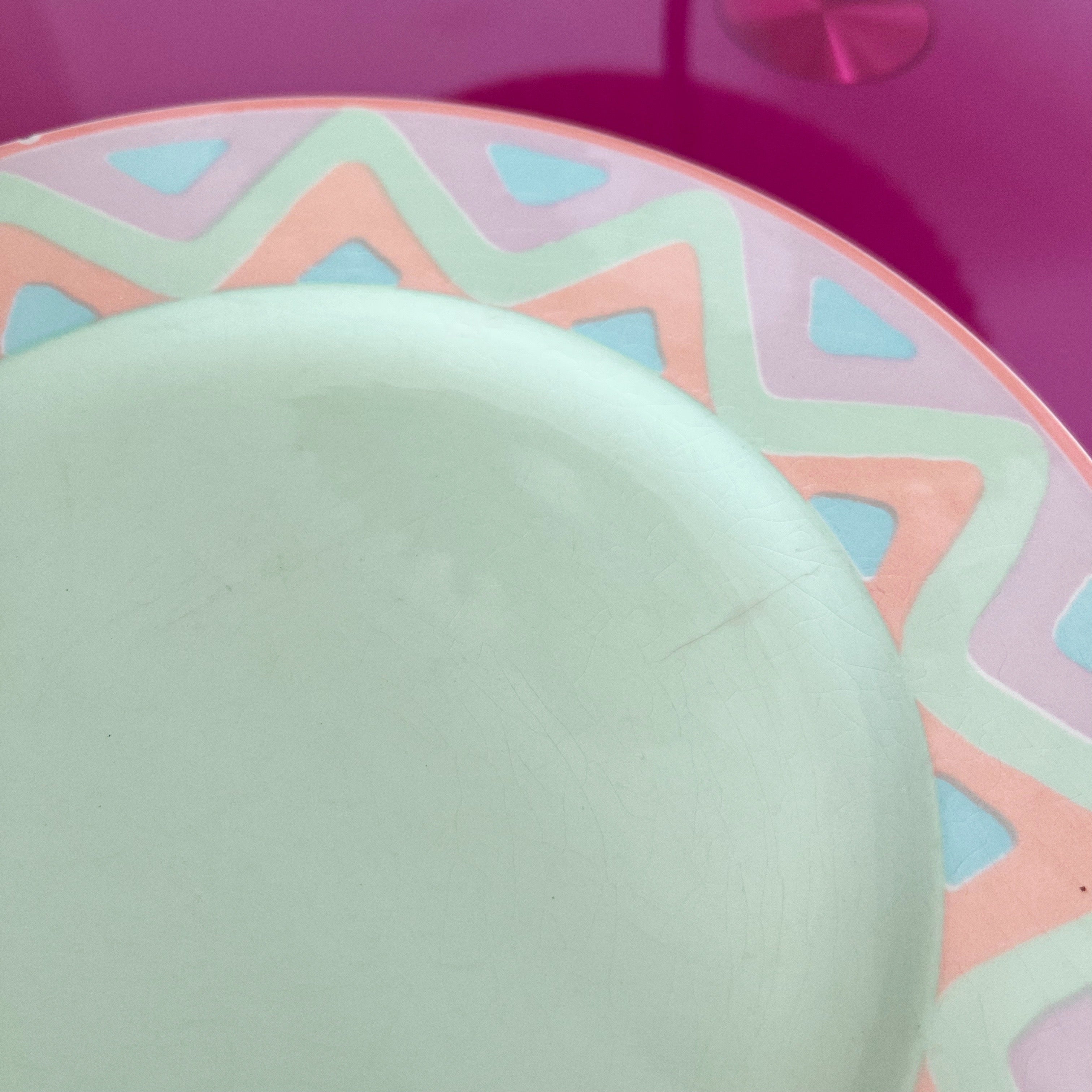 Assiettes collection "Arizona" vintage maison Pagnossin made in Italy