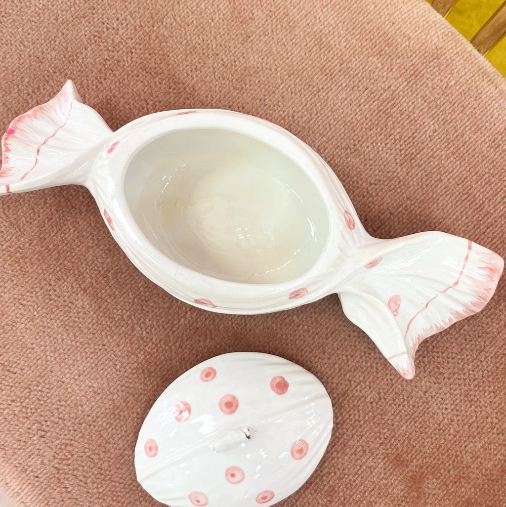 Boîte bonbon en porcelaine – Original Bassano, Italie, années 70