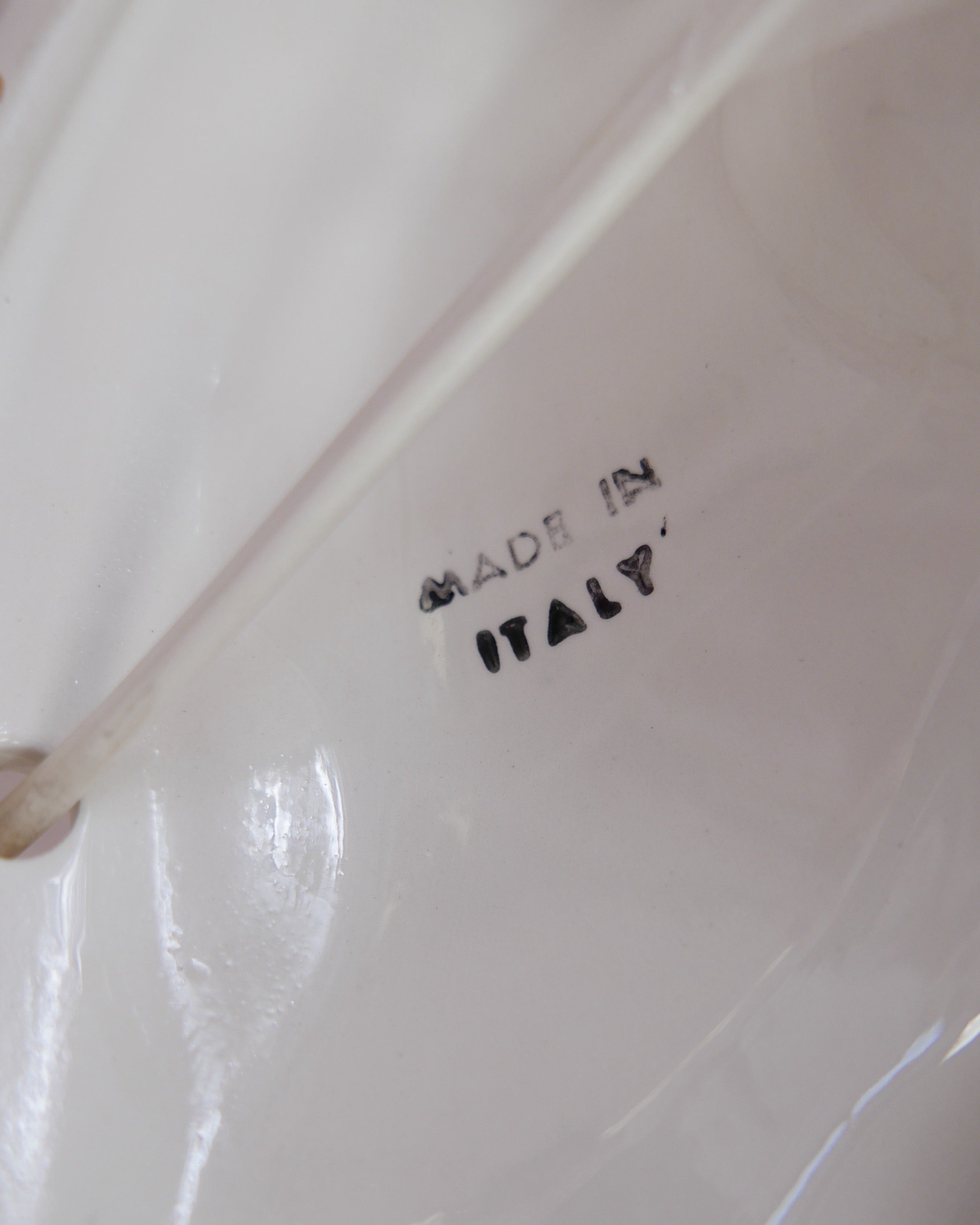 Grande Lampe de Table Palm Tree – Céramique, Italie, Années 70