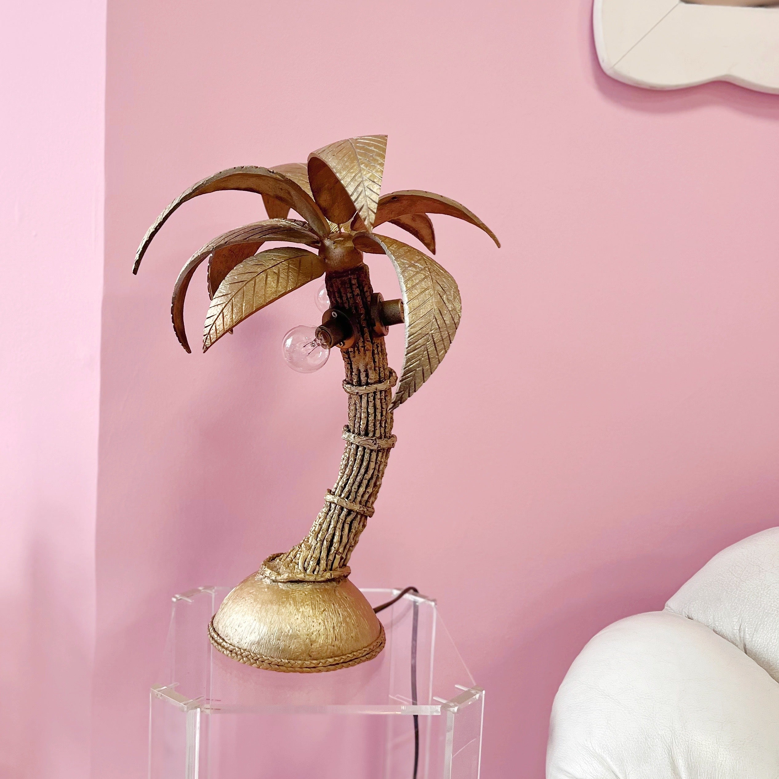 Lampe de table Palmier 70s