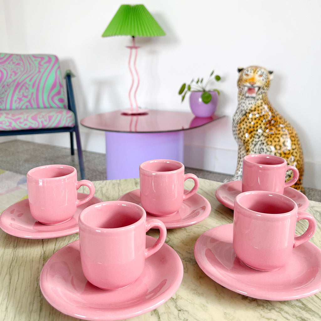 Service à café rose Barbie