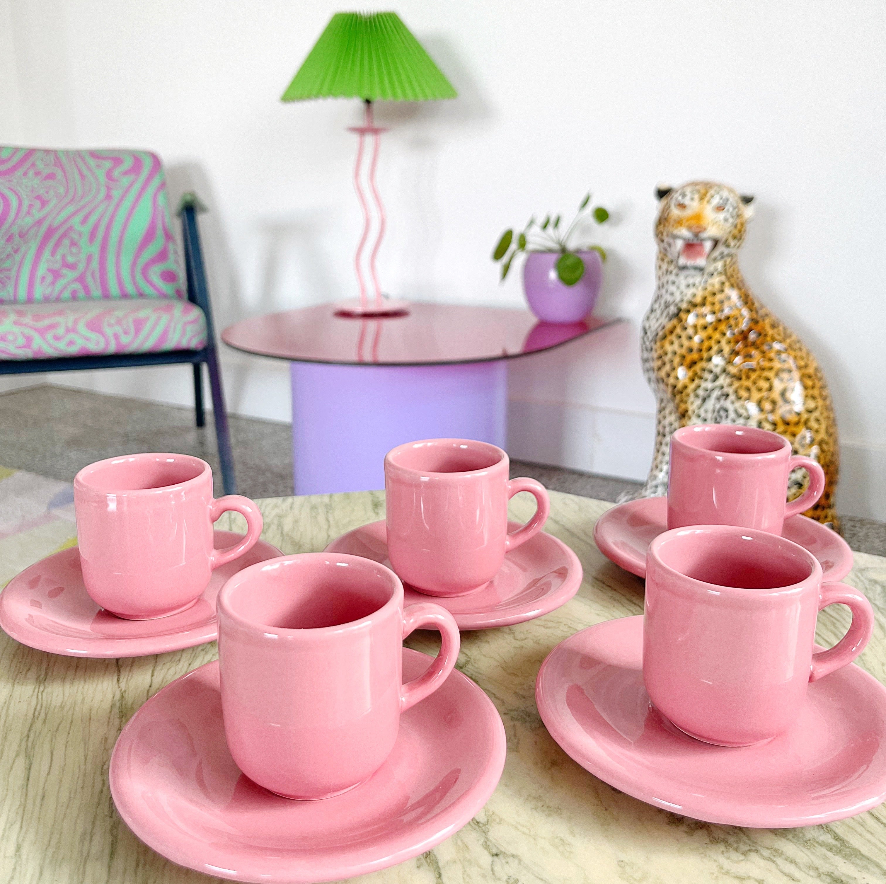 Service à café rose Barbie