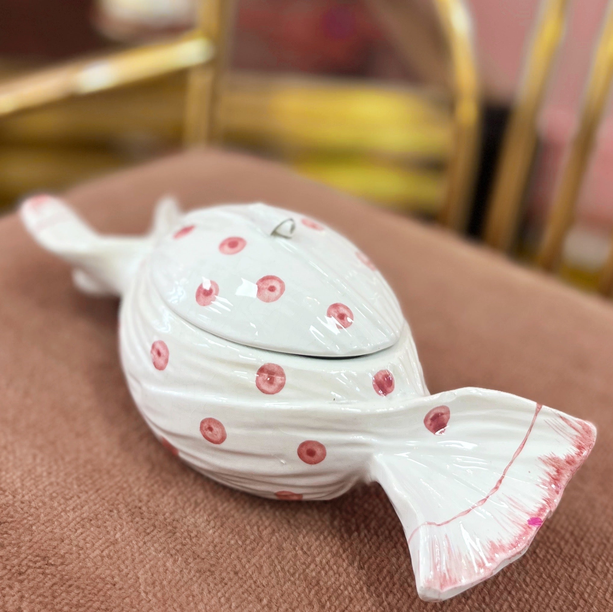Boîte bonbon en porcelaine – Original Bassano, Italie, années 70