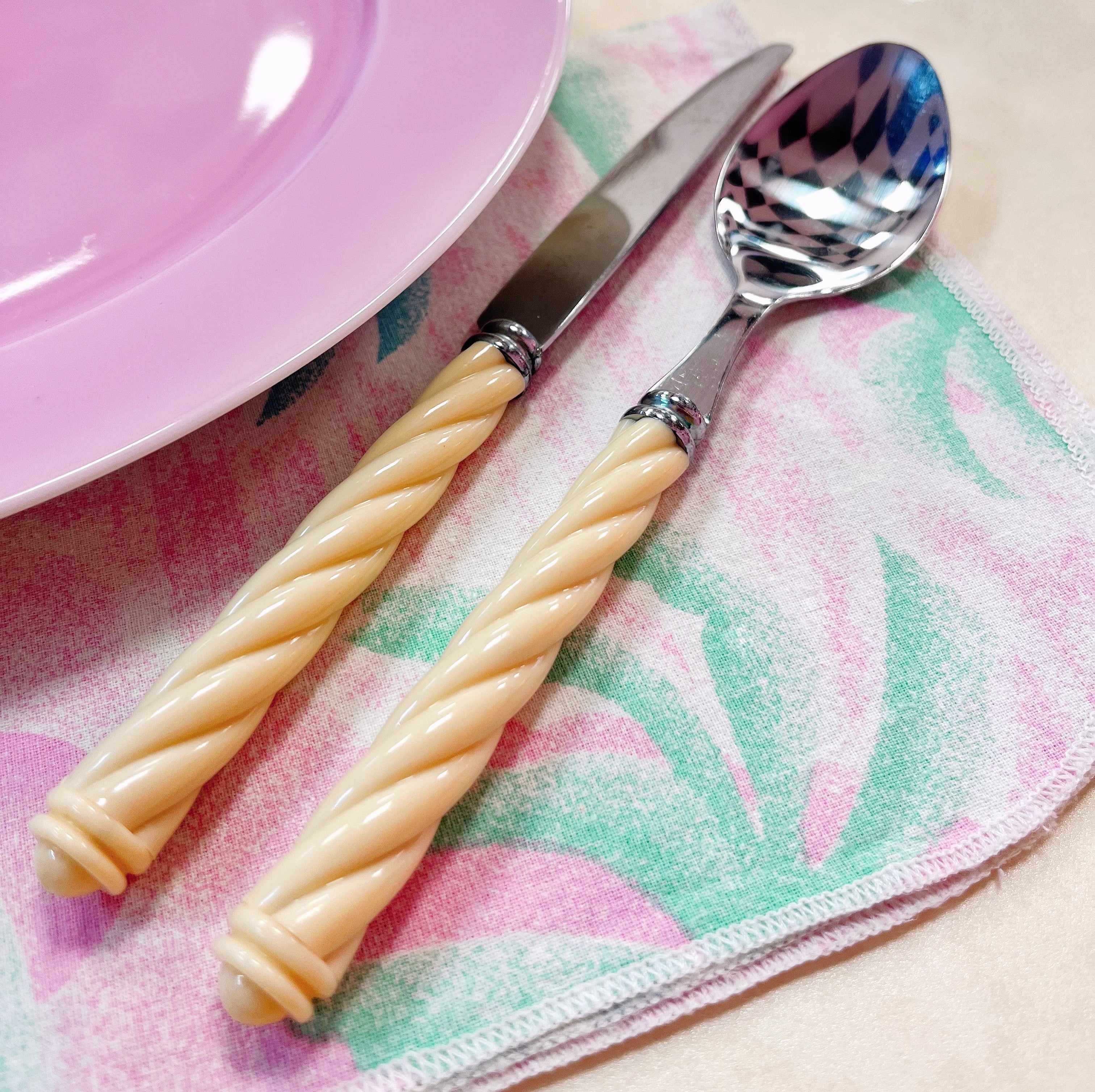 Set de couverts Cream 80s