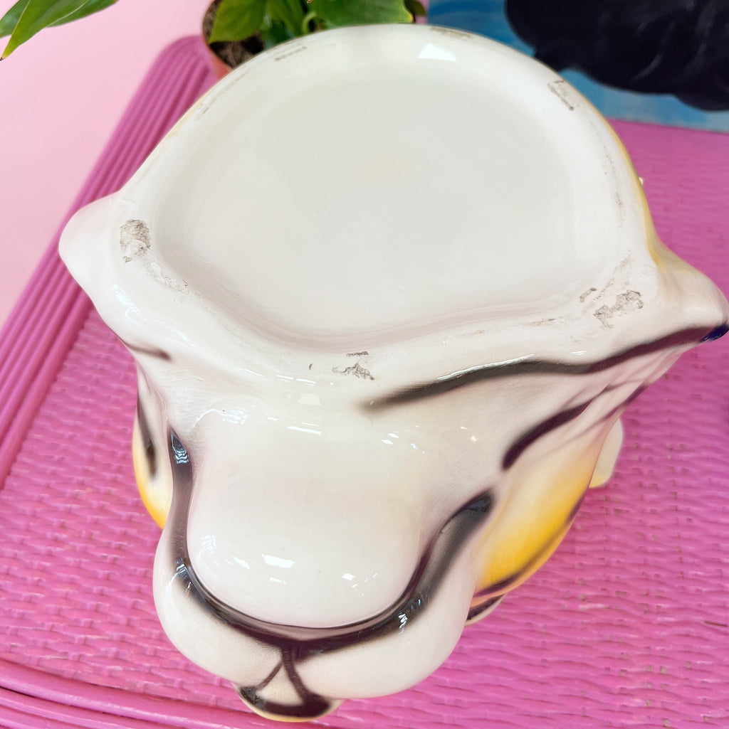 Cache-pot tigre vintage