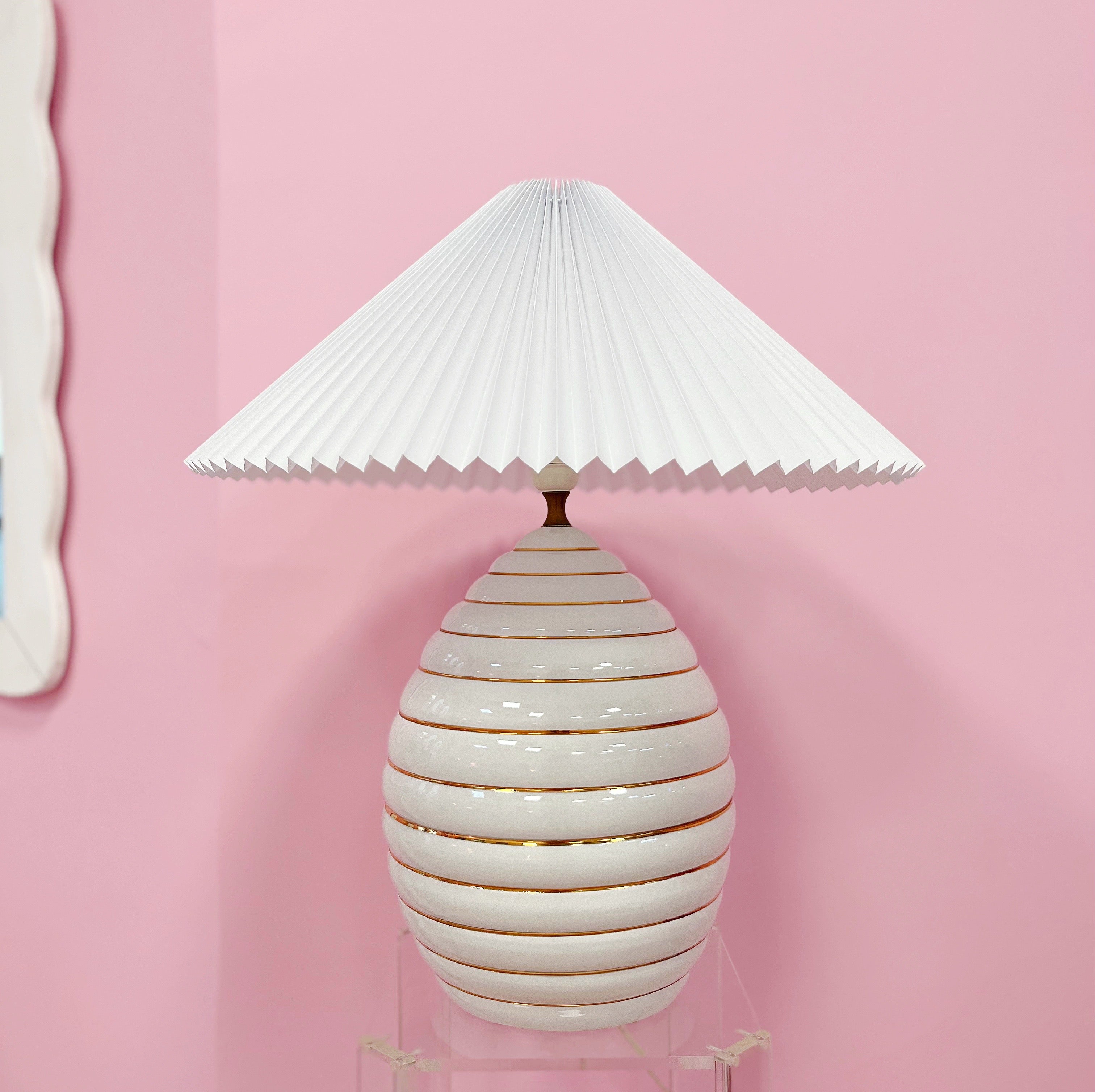 Lampe vintage céramique italienne