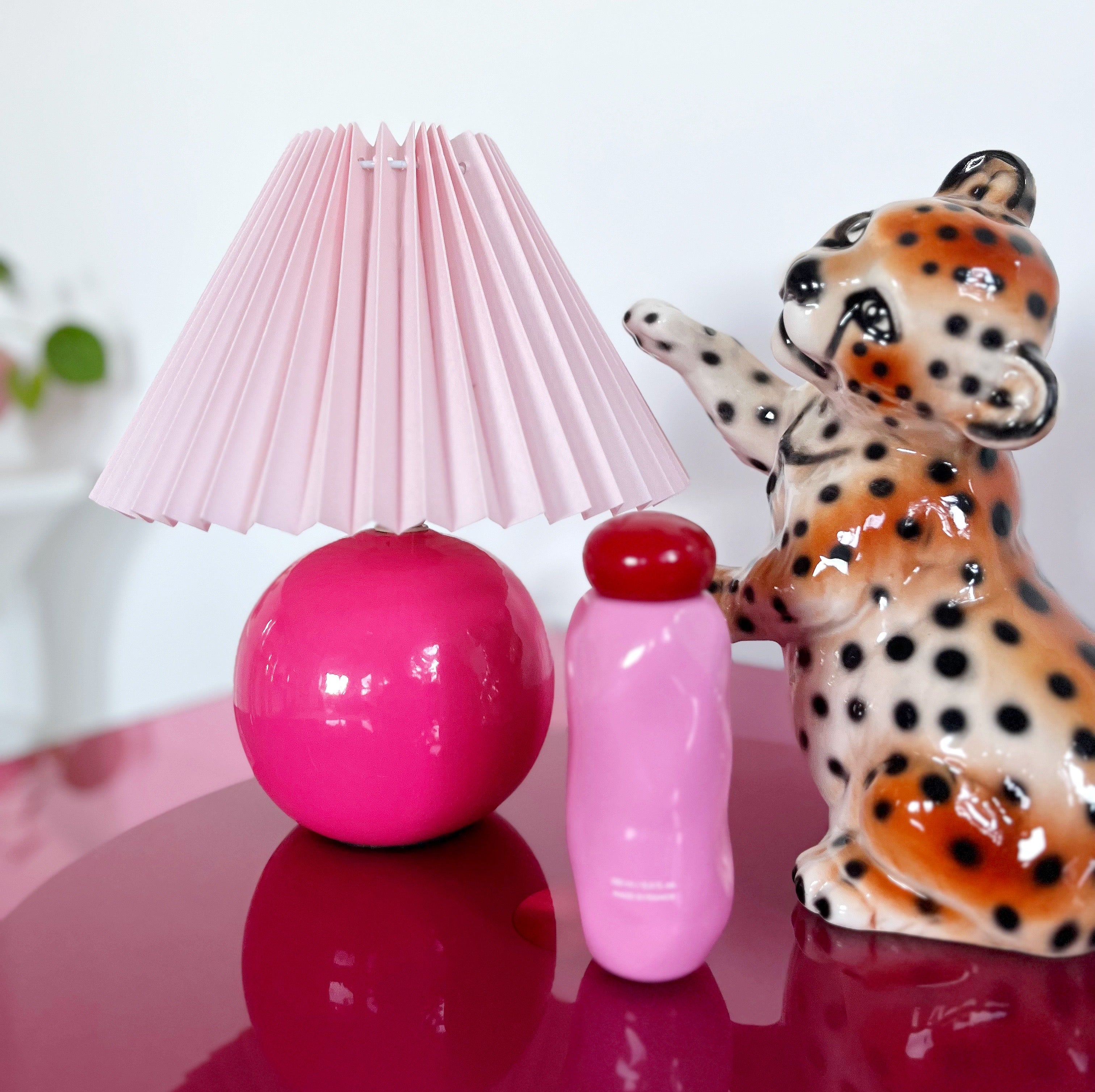 Lampe boule retro 80 Barbie