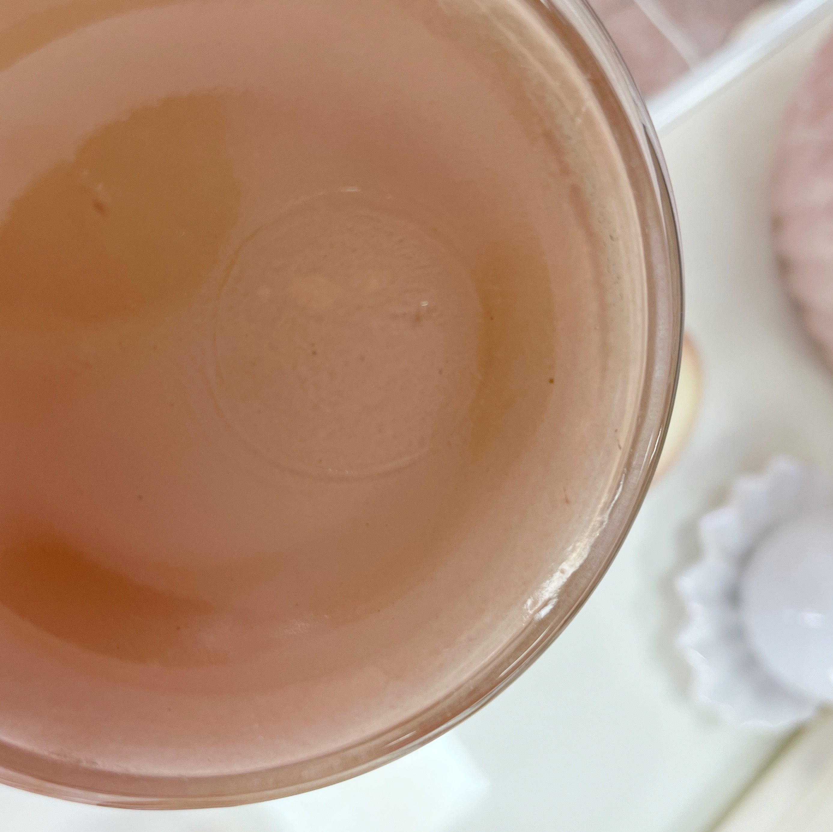 Grand vase Anchor Hocking 80’s corail