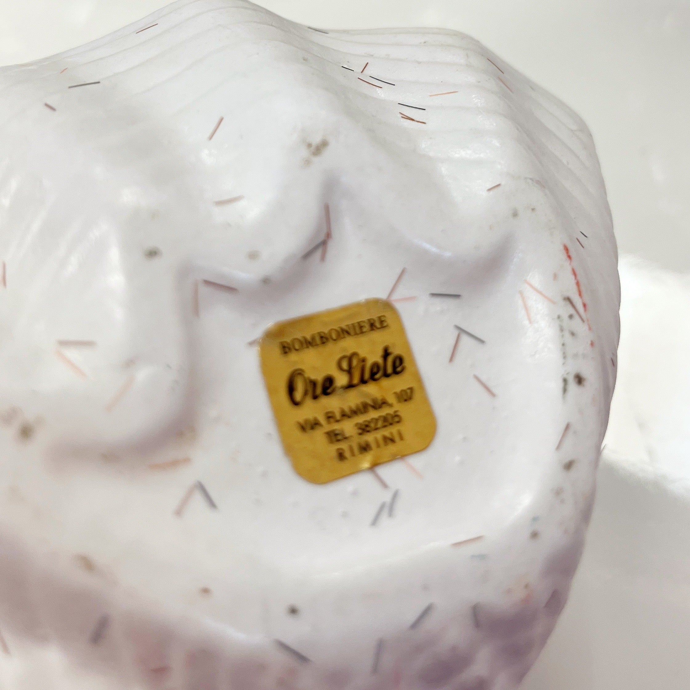 Coffret à bijoux coquillage vintage paillettes 80s