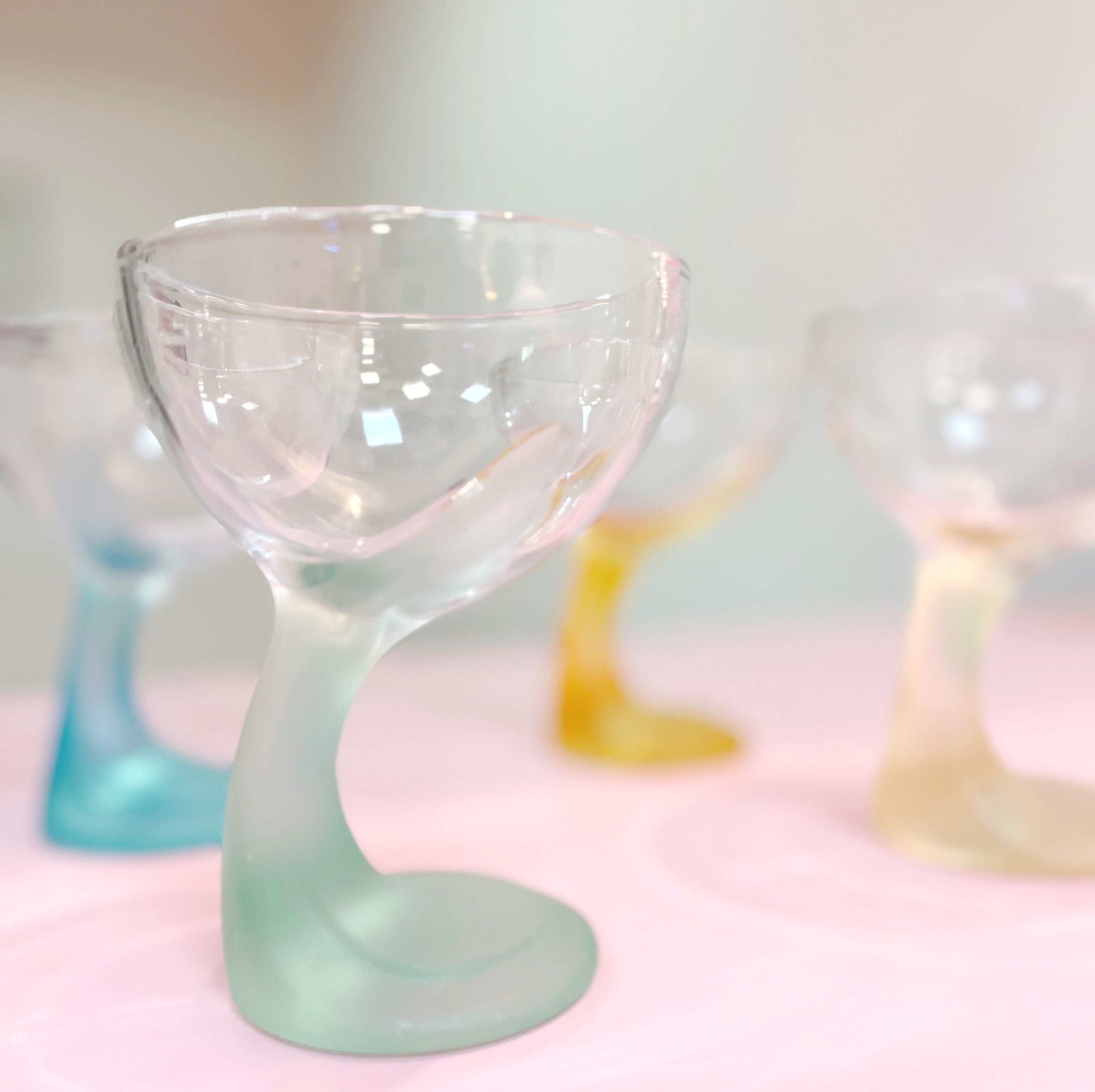 Coupes à glace Italie multicolores vintage