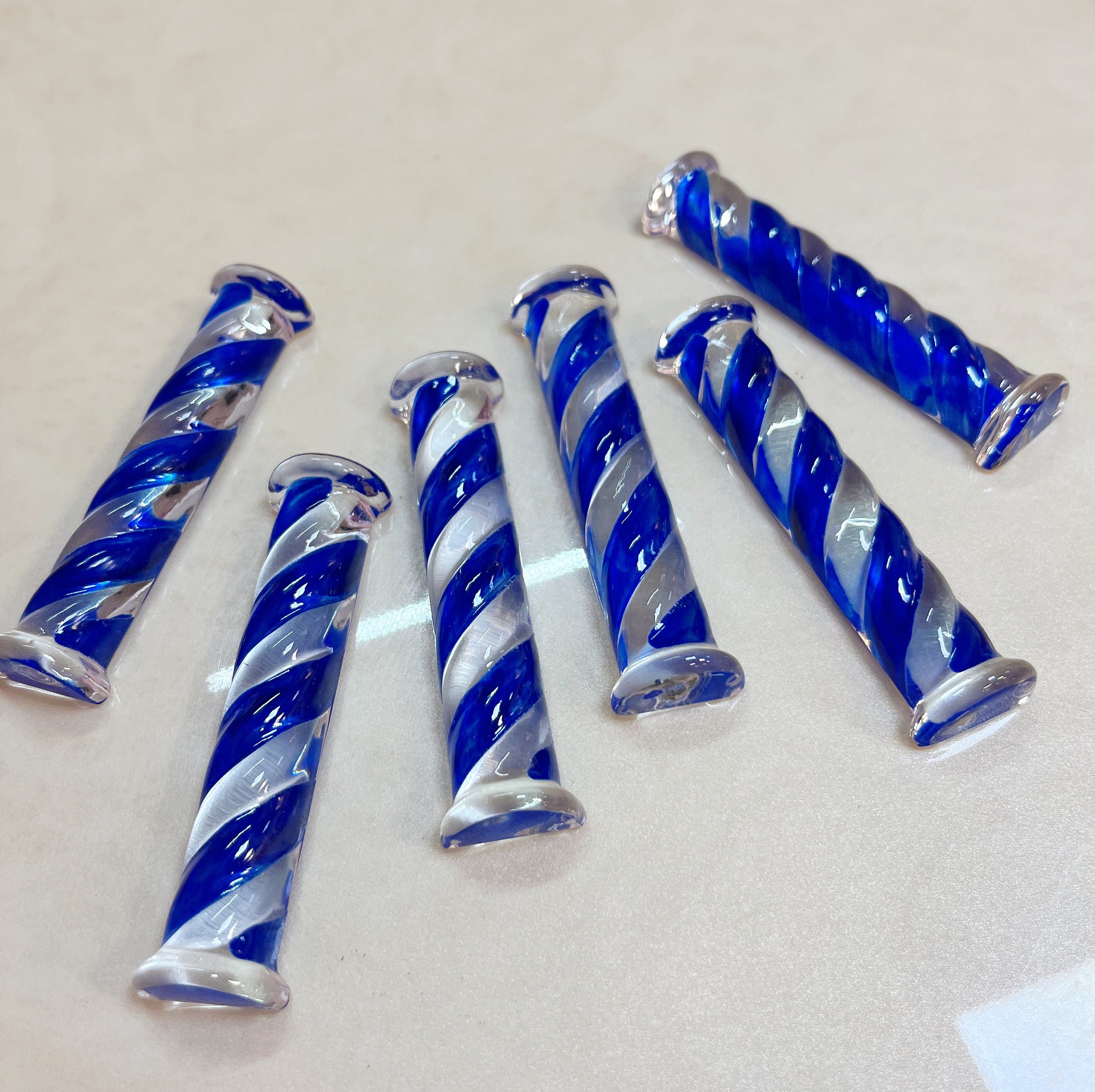 Portes-couteaux torsadés Murano