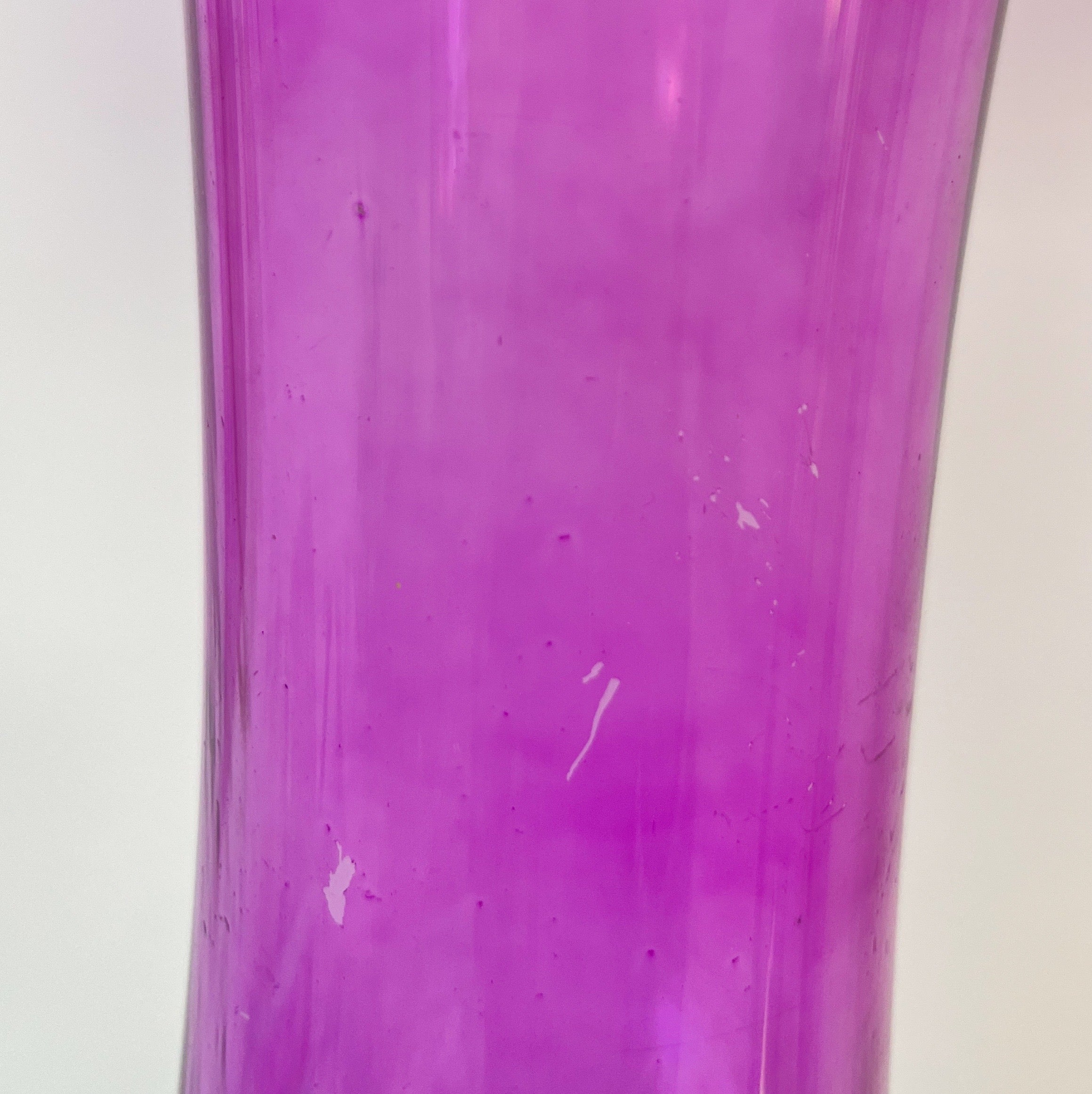 Vase Améthyste à Volant – Verre, vintage