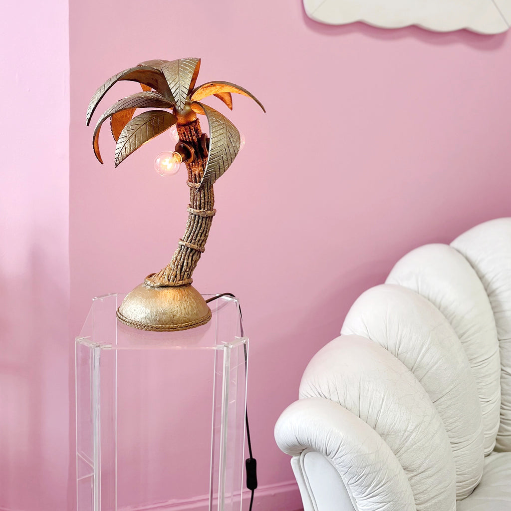 Lampe de table Palmier 70s