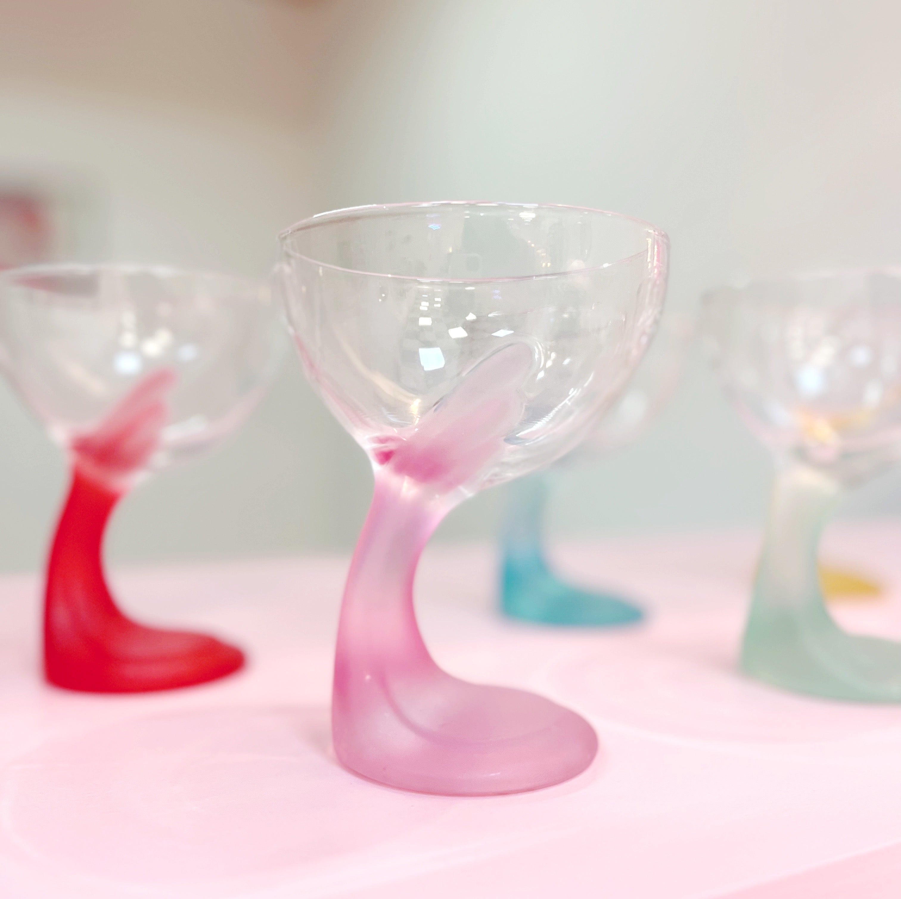 Coupes à glace Italie multicolores vintage